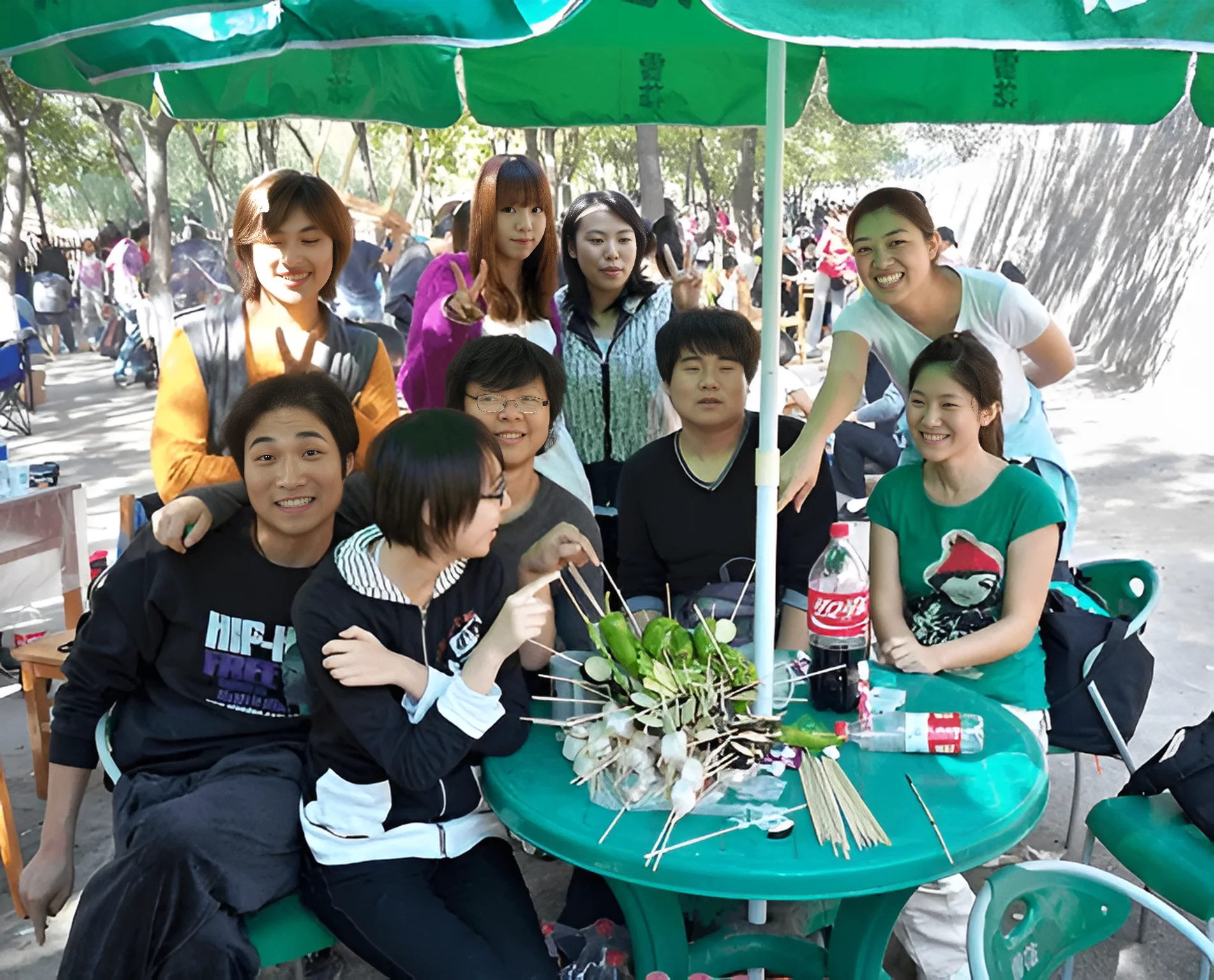 日语培训学习谷聚会BBQ